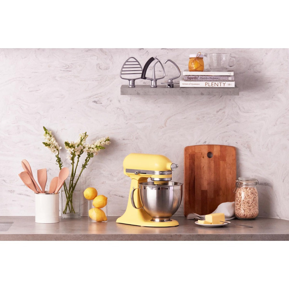 KitchenAid - Artisan KSM195 Tilt Head Mixer - Butter