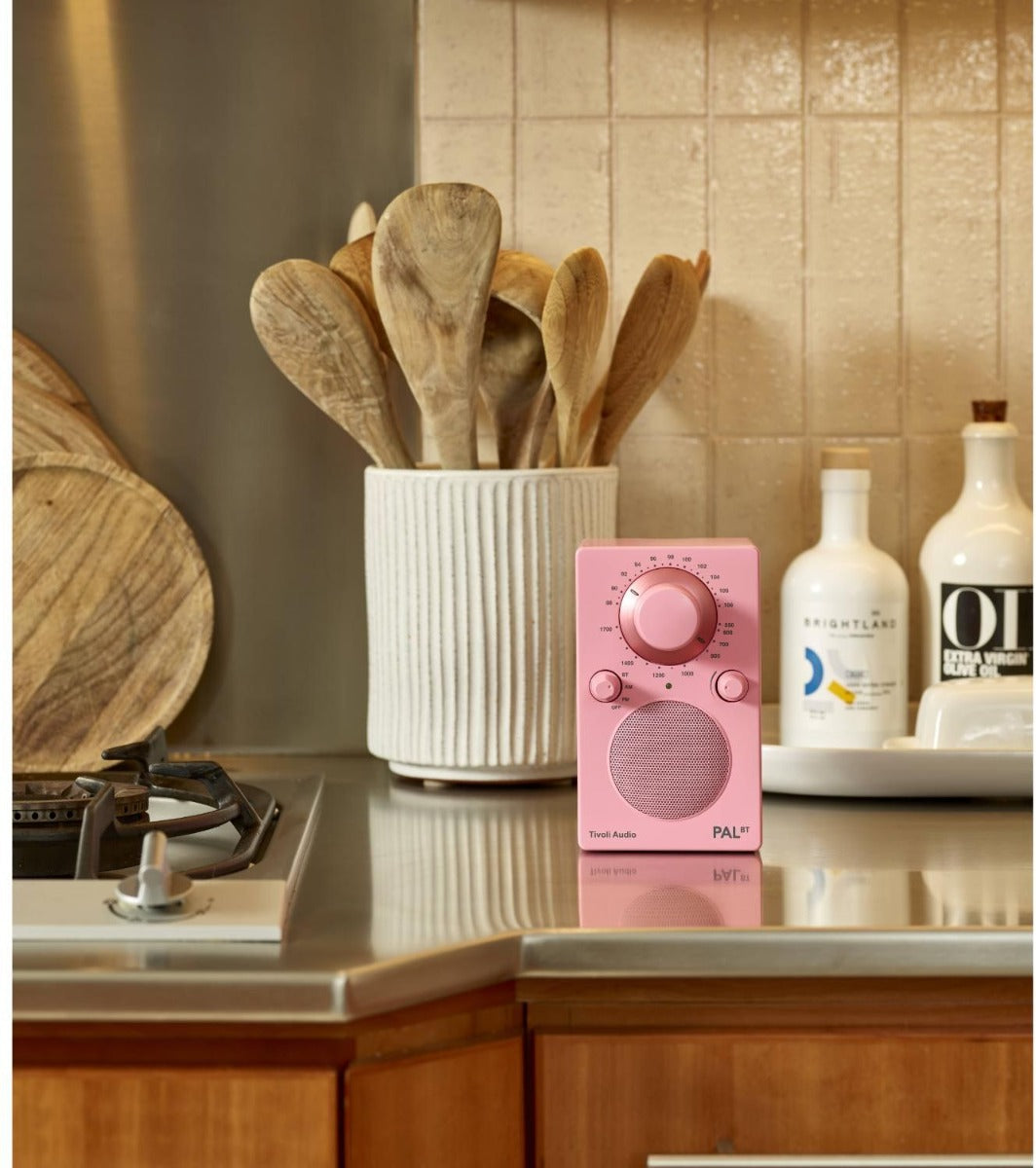 Tivoli - PAL Portable AM/FM Radio & Bluetooth Speaker - Pink