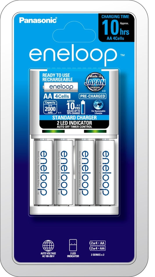 ENELOOP Standard Charger With 4AA
