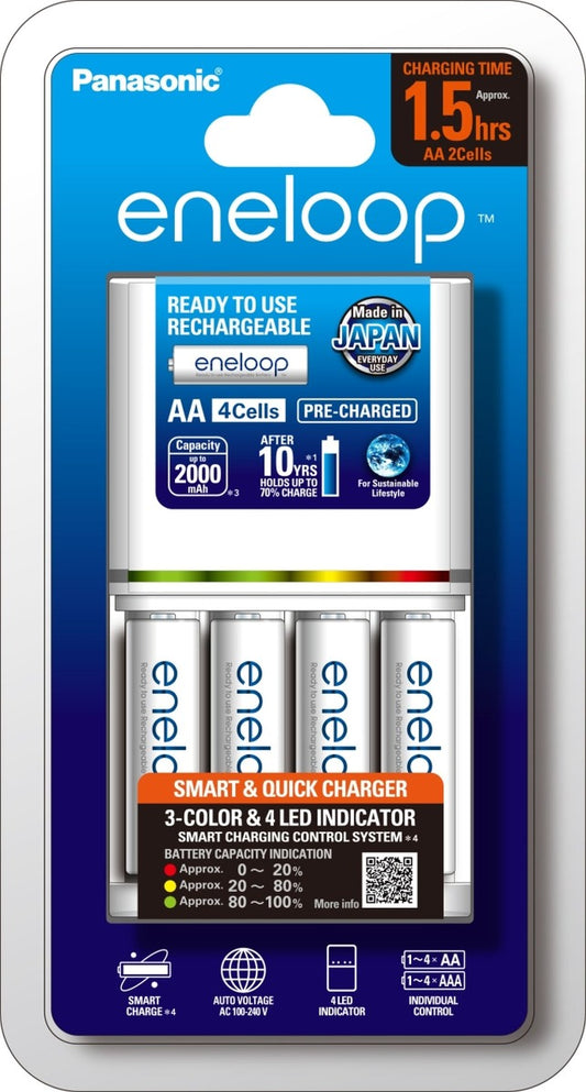 ENELOOP Quick Charger with 4AA