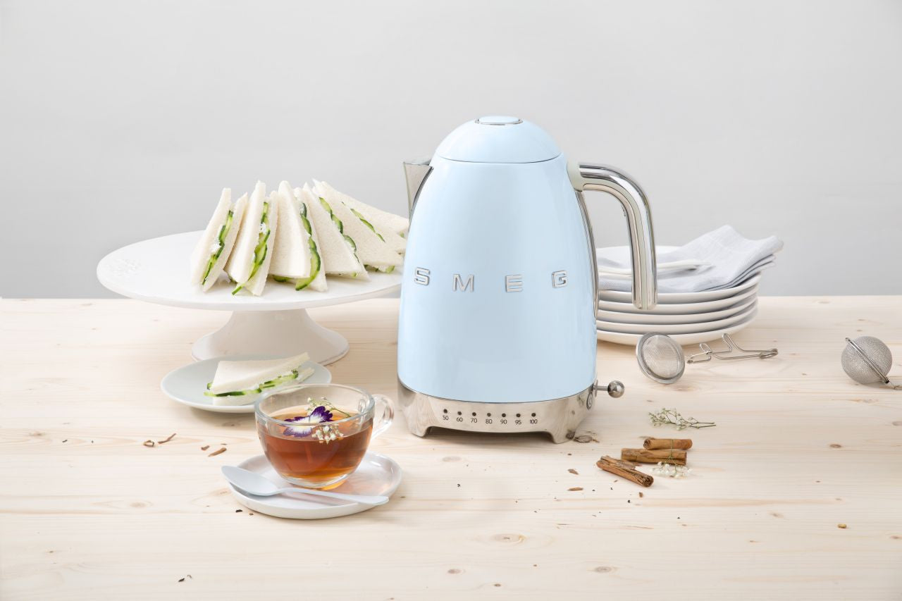 Smeg - 1.7L 50's Style Variable Temperature Kettle - Pale Blue