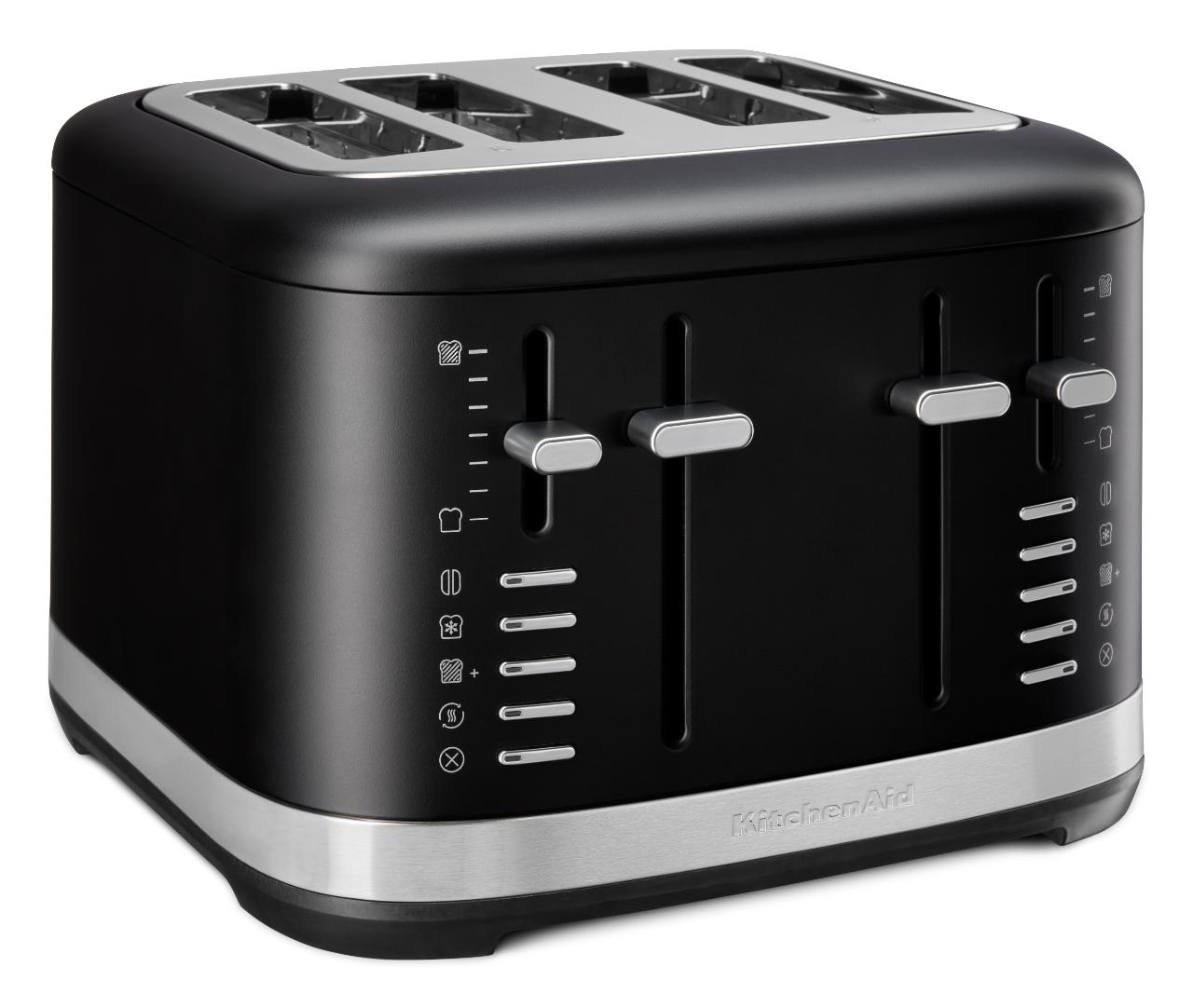 KitchenAid - 4 Slice Toaster - Matte Black