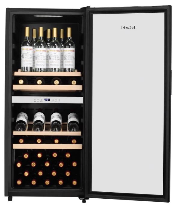 LeCavist - 105 Bottle Dual Zones Wine Fridge