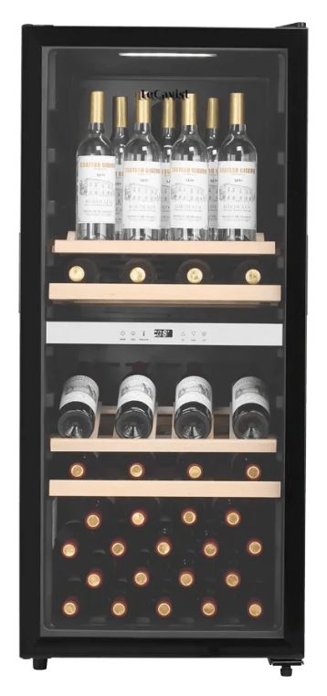 LeCavist - 105 Bottle Dual Zones Wine Fridge