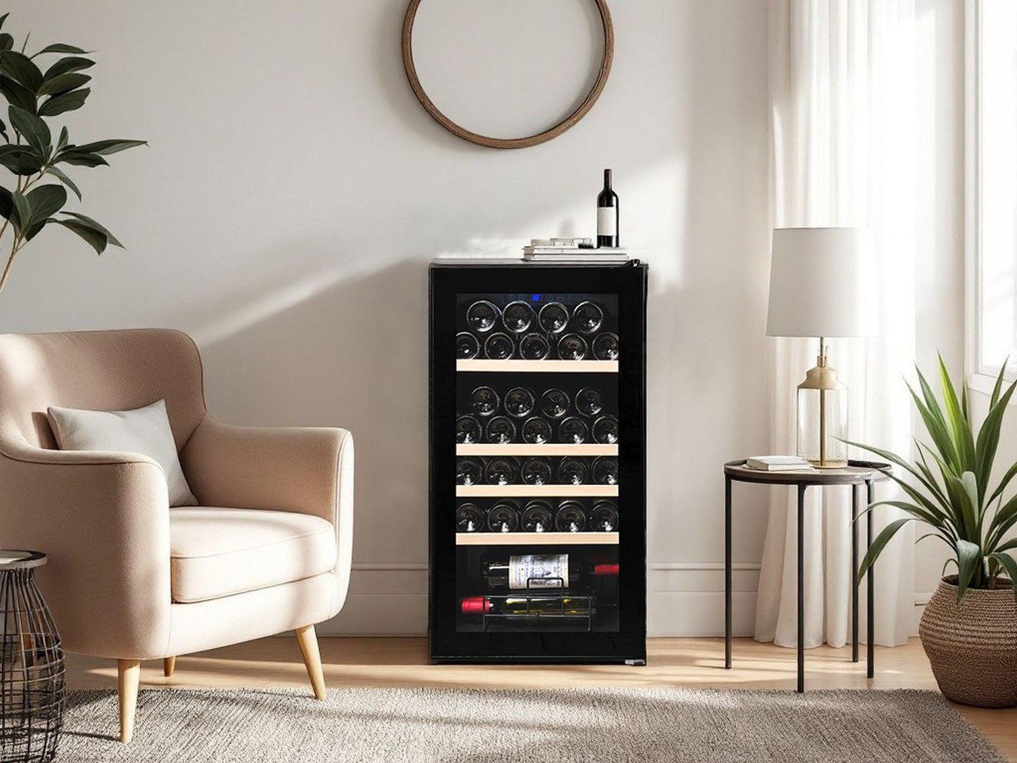 LeCavist - 33 Bottle Single Zone Wine Fridge