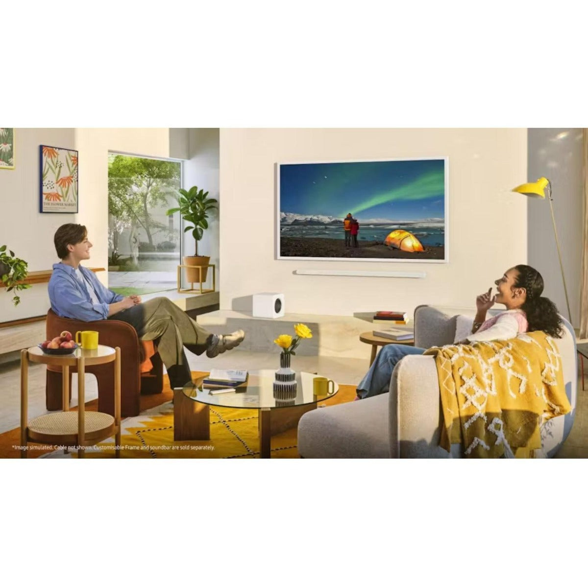 Samsung - 43" The Frame QLED 4K Smart TV (2025) - Wired (2025)