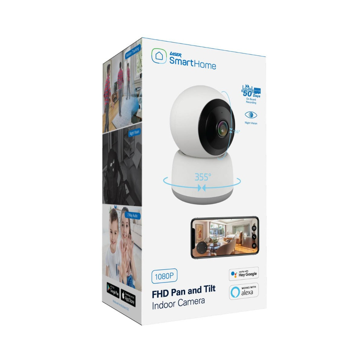 Laser - Smart Home FHD Pan and Tilt 360 camera