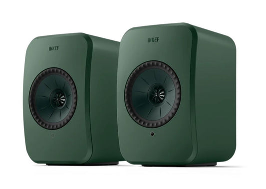KEF LSX II LT Wireless HiFi Speakers - Sage Green