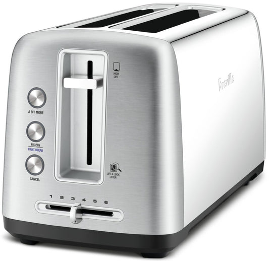 Breville - The Toast Control Long 4 Slice Toaster - Stainless Steel