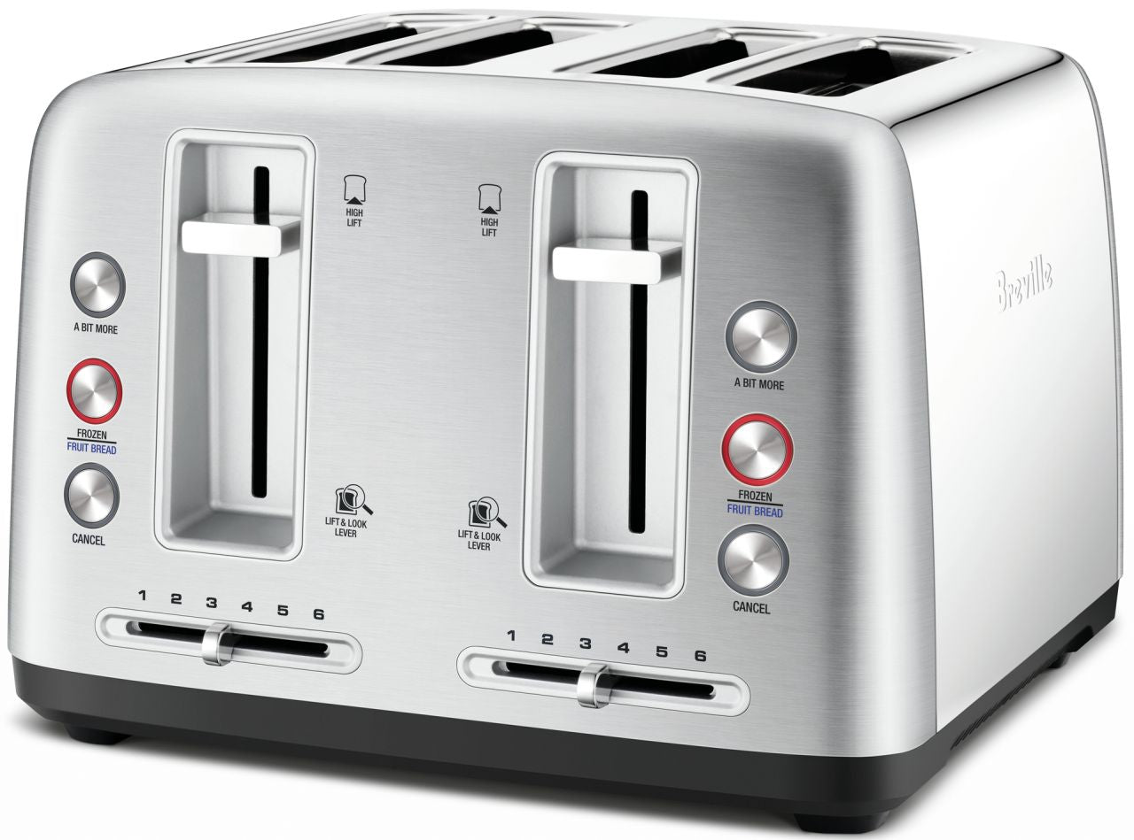 Breville - The Toast Control 4 Slice Toaster - Stainless Steel