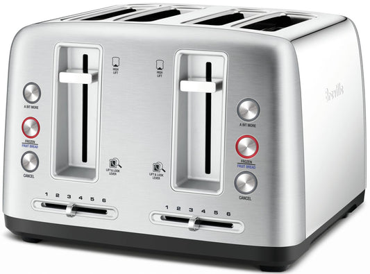 Breville - The Toast Control 4 Slice Toaster - Stainless Steel