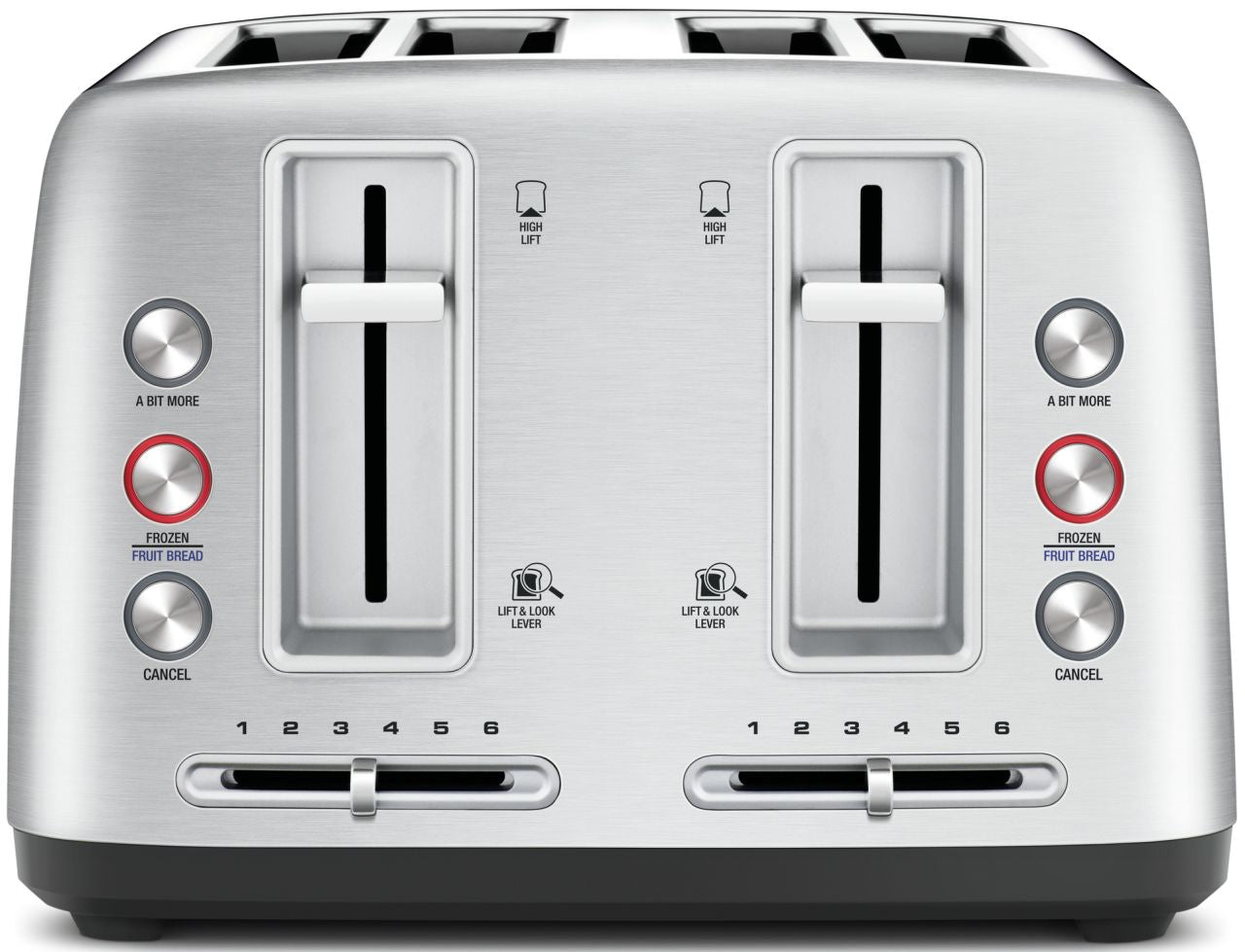 Breville - The Toast Control 4 Slice Toaster - Stainless Steel