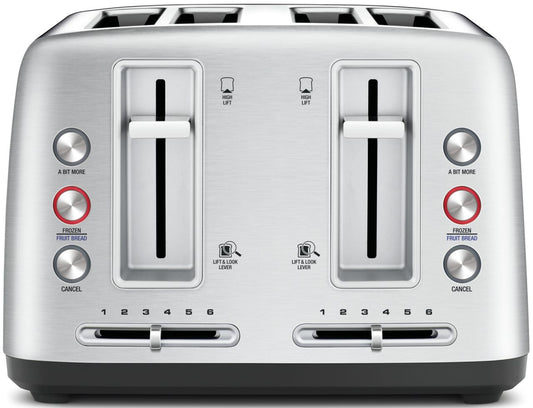Breville - The Toast Control 4 Slice Toaster - Stainless Steel