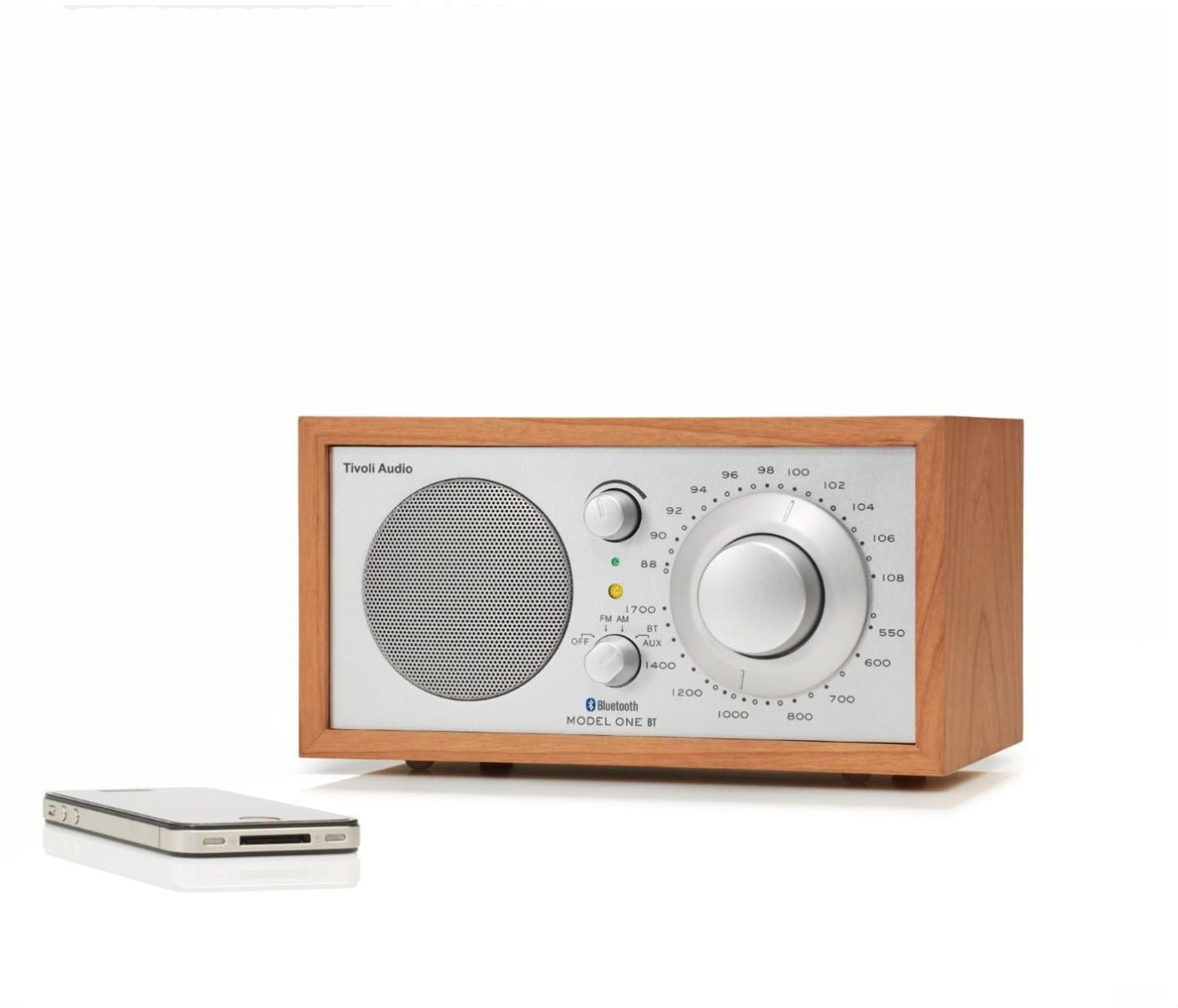 Tivoli - Model One Bluetooth Radio - Cherry/Silver