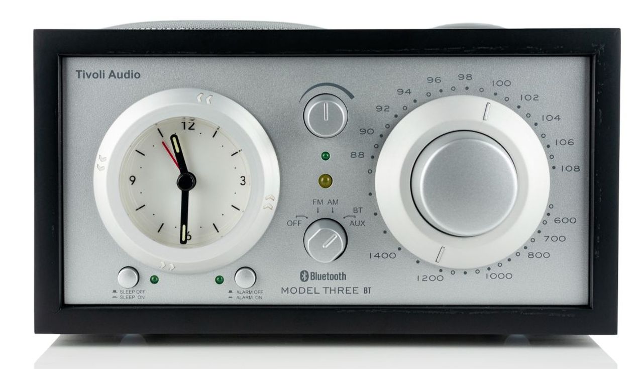 Tivoli Audio - Model Three Bluetooth Radio - Black Ash/Silver