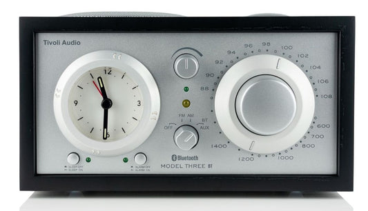 Tivoli Audio - Model Three Bluetooth Radio - Black Ash/Silver