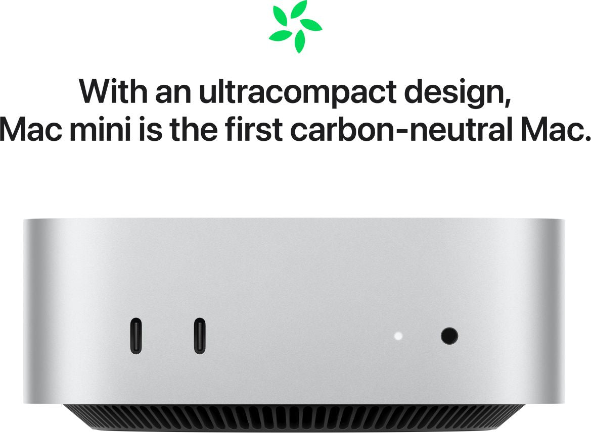 Apple - Mac mini: Apple M4 Pro chip w 12-core CPU & 16-core GPU, 24GB, 512GB SSD