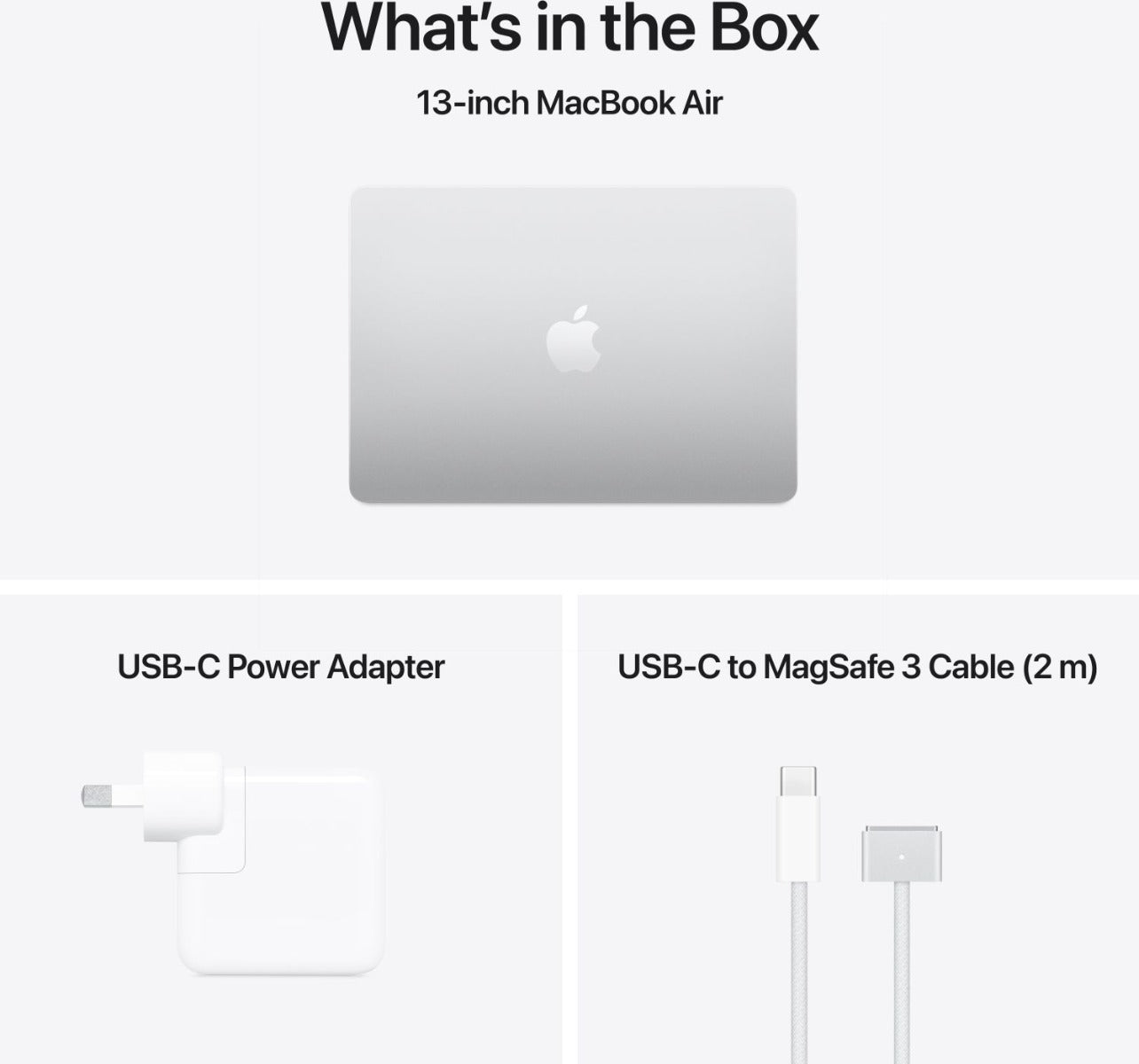 Apple - 13" MacBook Air Silver: M4 chip w 10-core CPU & 8-core GPU, 16GB, 256GB SSD