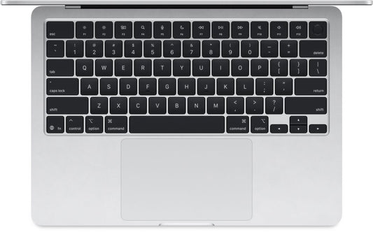 Apple - 13" MacBook Air Silver: M4 chip w 10-core CPU & 8-core GPU, 16GB, 256GB SSD