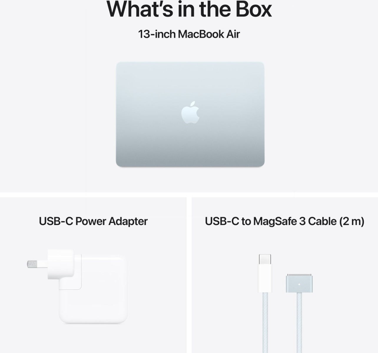 Apple - 13" MacBook Air Sky Blue: M4 chip w 10-core CPU & 8-core GPU,16GB,256GB SSD