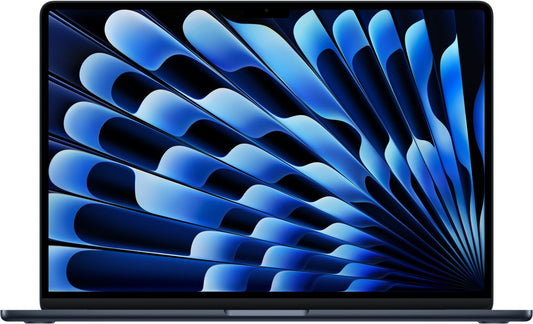 Apple - 15" MacBook Air Midnight: M4 chip w 10-core CPU & 10-core GPU, 16GB, 512GB SSD
