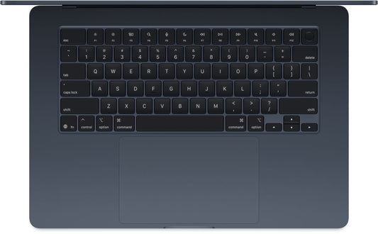 Apple - 15" MacBook Air Midnight: M4 chip w 10-core CPU & 10-core GPU, 16GB, 256GB SSD