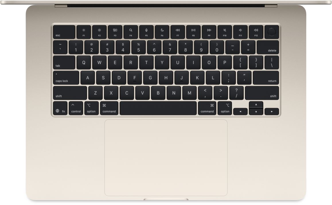 Apple - 15" MacBook Air Starlight: M4 chip w 10-core CPU & 10-core GPU, 16GB, 512GB SSD