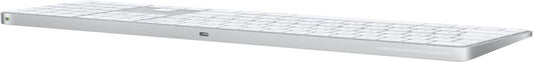Apple - Magic Keyboard w Touch ID/Numeric Keypad - Mac models w Silicon - US Eng - White Keys