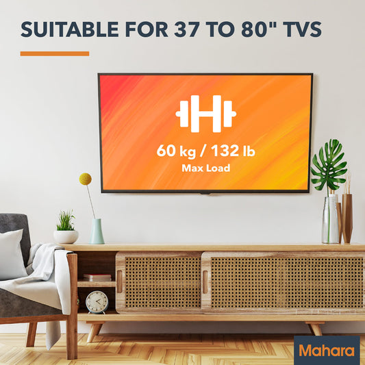 Mahara Tilting TV Wall Mount Bracket for 37" to 80" TV