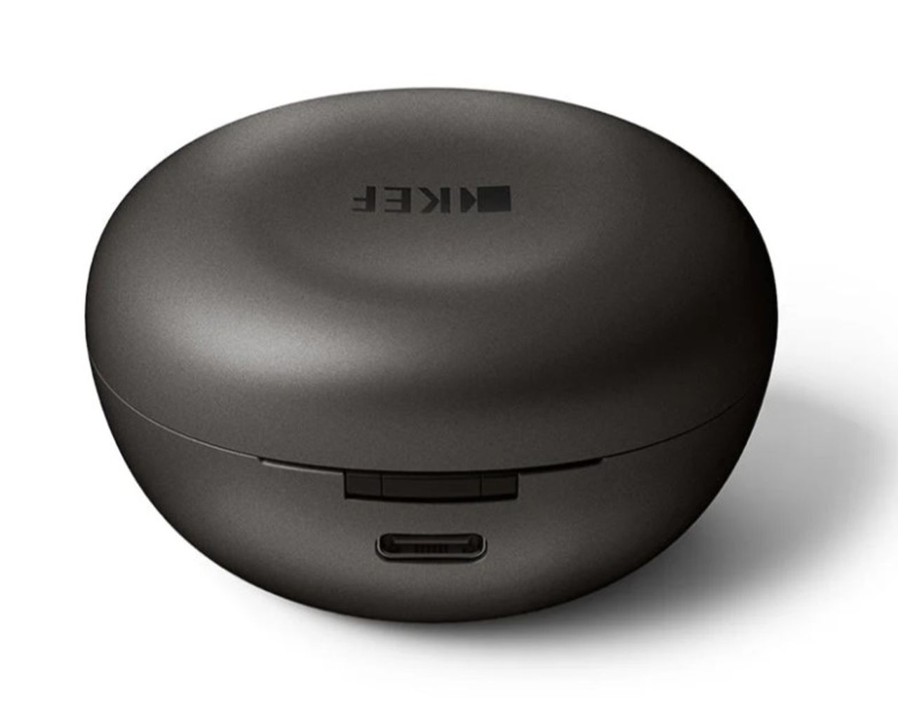 KEF Mu3 Noise-Cancelling Wireless Earbuds - Charcoal Grey