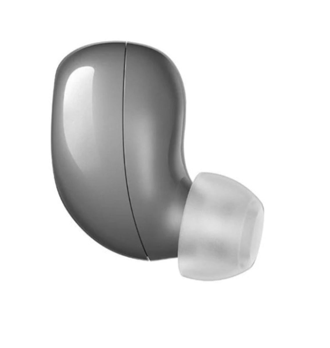 KEF Mu3 Noise-Cancelling Wireless Earbuds - Silver Grey