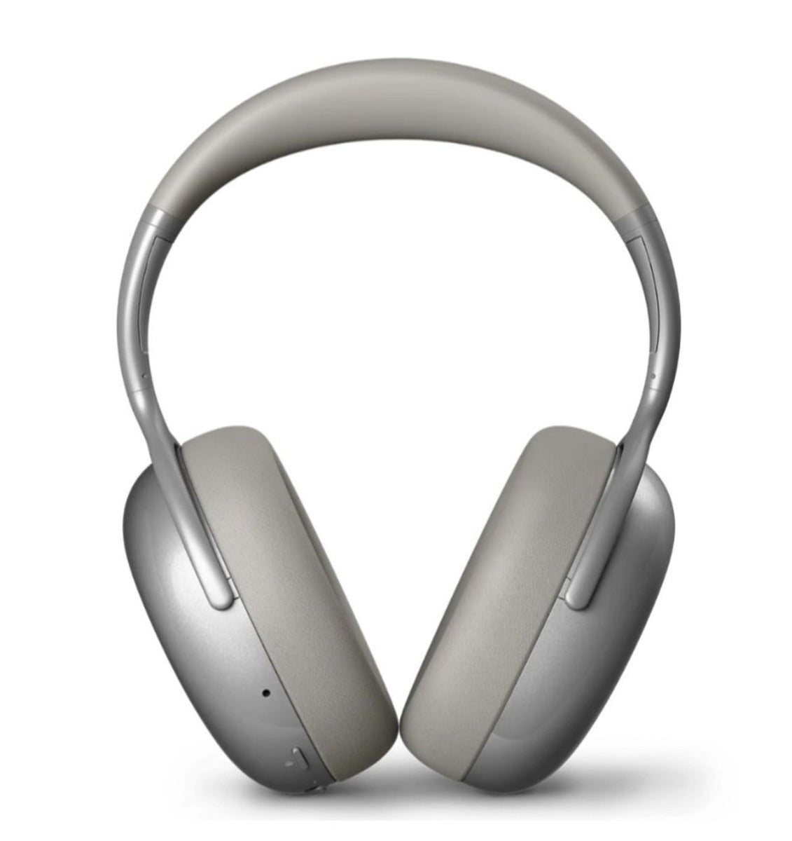 KEF Mu7 Noise-Cancelling Wireless Headphones - Silver Grey