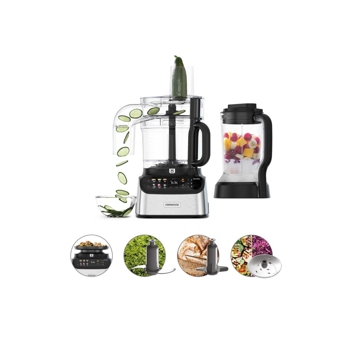 Kenwood - MultiPro OneTouch Food Processor and Blender