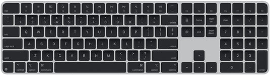 Apple - Magic Keyboard w Touch ID & Numeric Keypad - Mac models w Silicon - US Eng - Black Keys