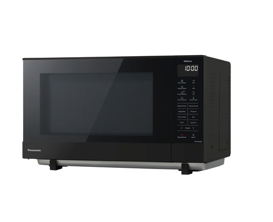 Panasonic - 27L 1000W Flatbed Microwave Oven - Black