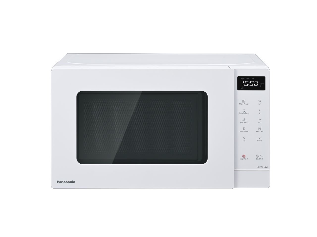 Panasonic - 20L 800W Compact Microwave Oven - White