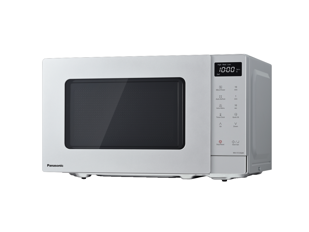 Panasonic - 20L 800W Compact Microwave Oven - Silver