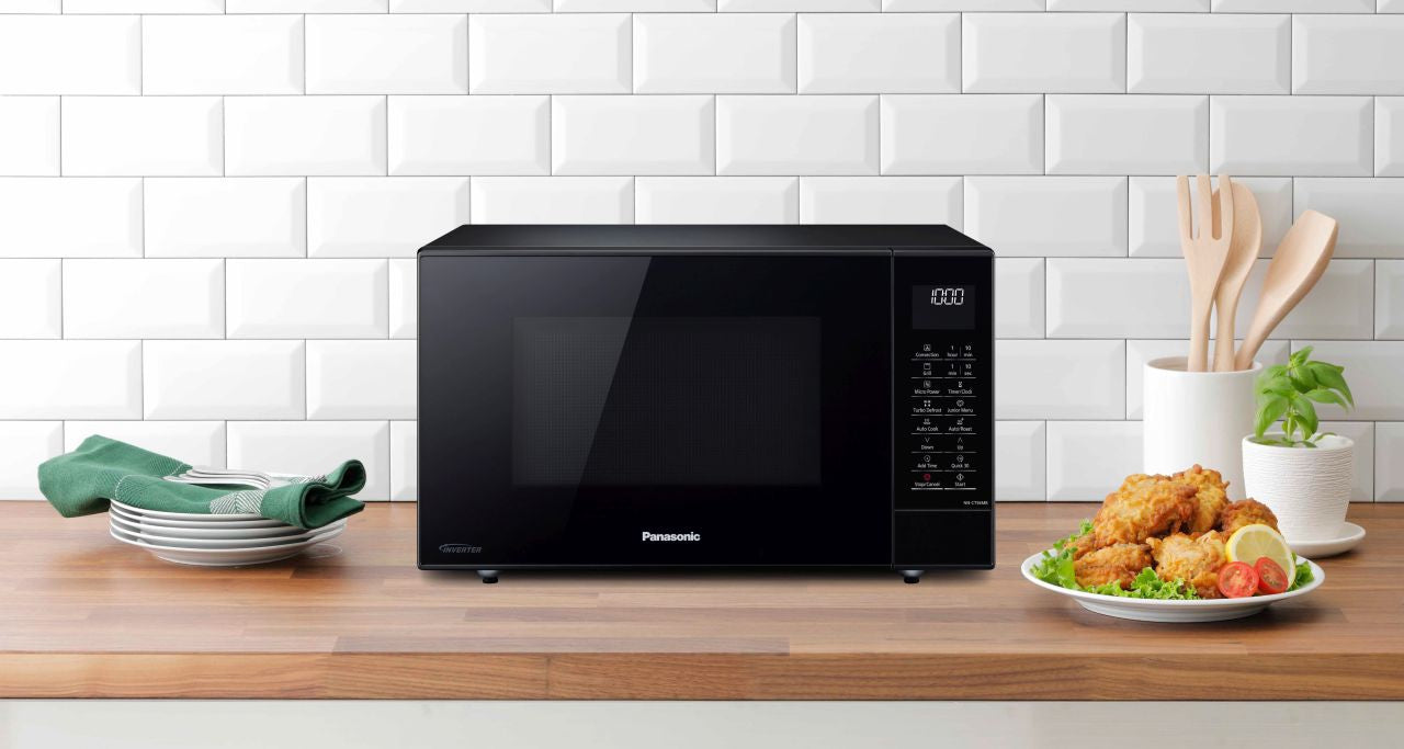 Panasonic - 27L Convection Grill Microwave - Black