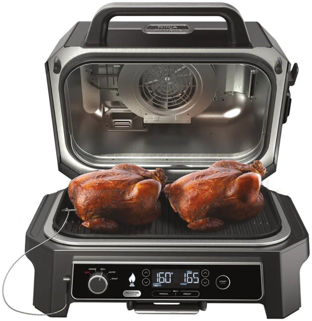 Ninja - Woodfire Pro XL Woodfire BBQ Grill