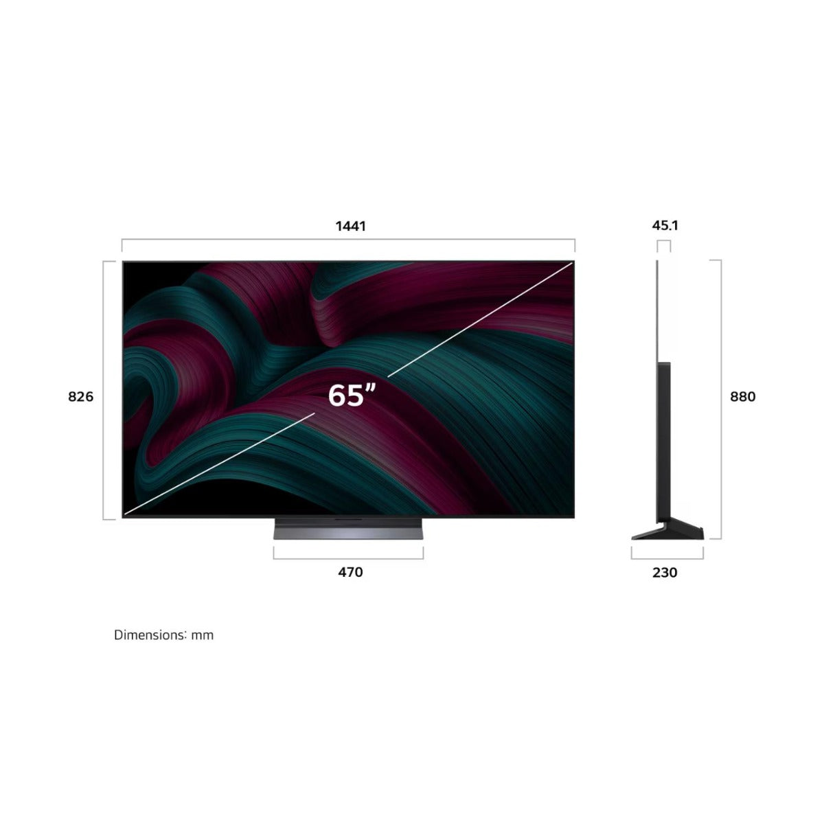LG - 83" OLED EVO C5 AI UHD 4K Smart TV (2025)