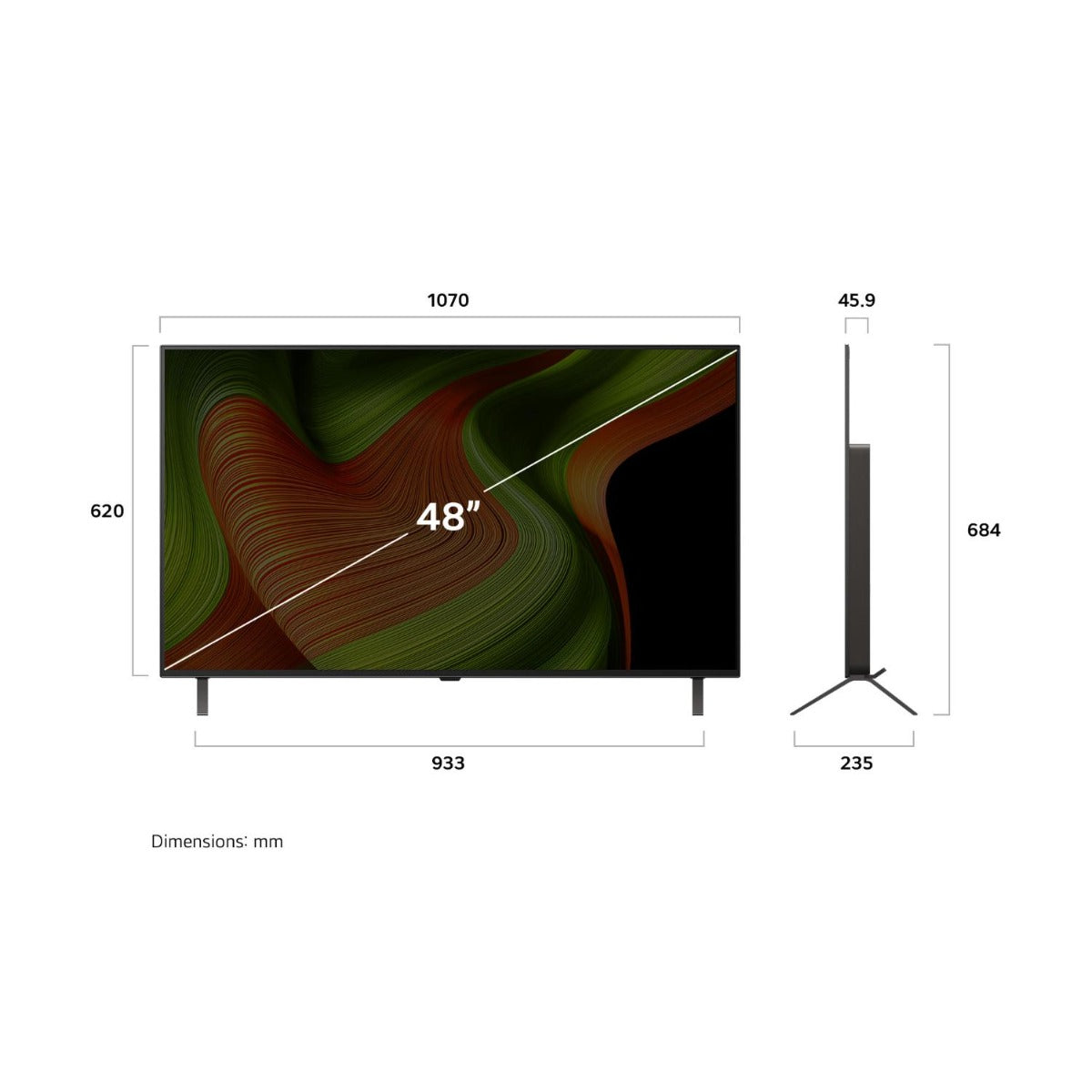 LG - 65" OLED B5 AI UHD 4K Smart TV (2025)