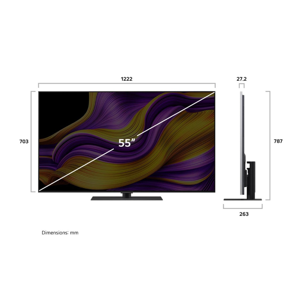LG - 55" OLED EVO G5 AI UHD 4K Smart TV (2025)