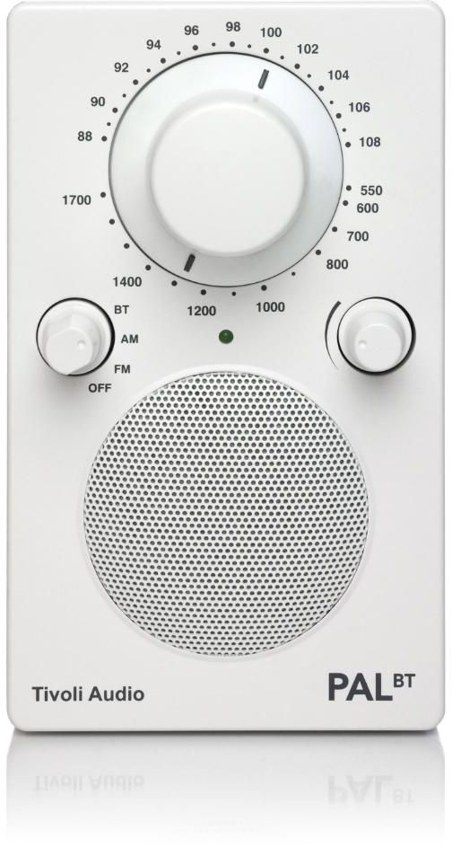 Tivoli - PAL Portable AM/FM Radio & Bluetooth Speaker - White