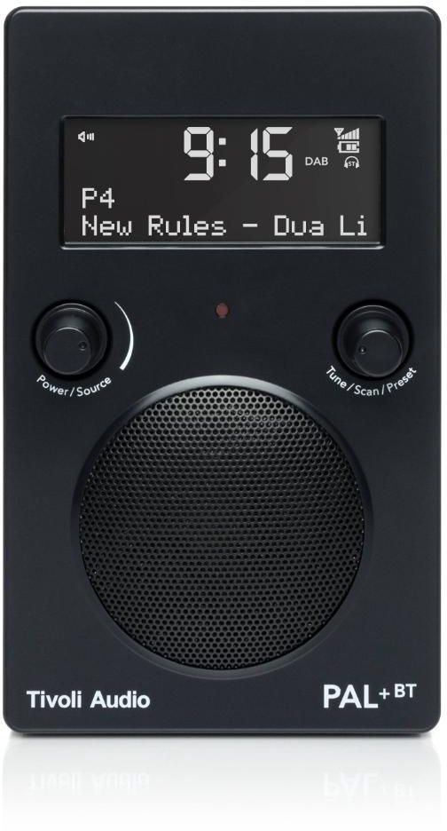 Tivoli - PAL+ Portable AM/FM Radio & Bluetooth Speaker - Black