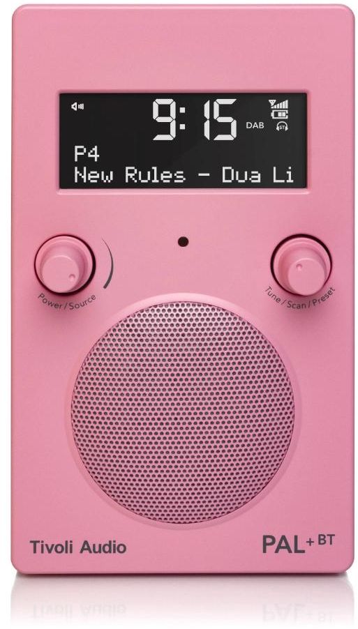 Tivoli - PAL+ Portable AM/FM Radio & Bluetooth Speaker - Pink