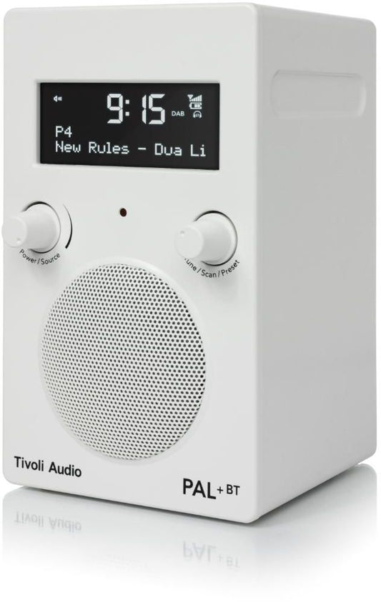 Tivoli - PAL+ Portable AM/FM Radio & Bluetooth Speaker - White