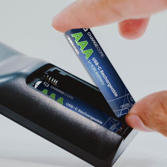 Laser - USB-C Rechargeable AAA Battery 4PK