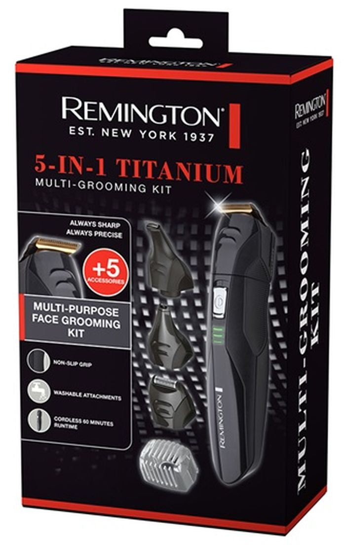 Remington - 5-in-1 Titanium Multi-Grooming Kit