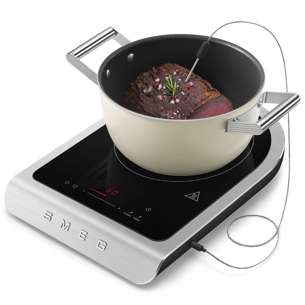 Smeg - Portable Induction Cooktop - Matte Black