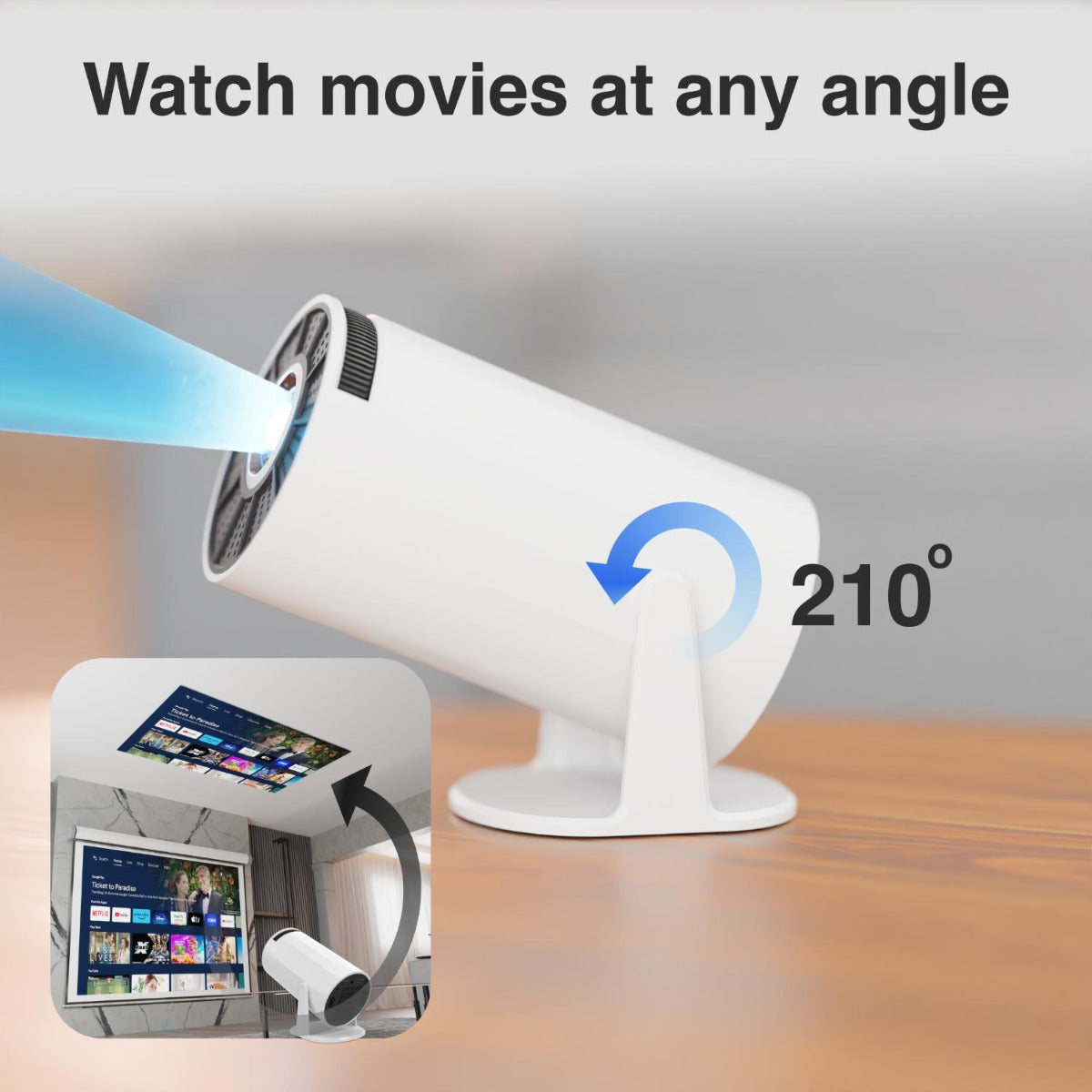 Laser - Multi-Angle Tube LED Projector